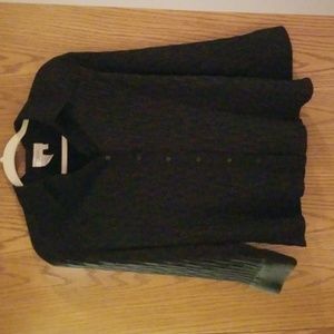 Clichy 3/4 Sleeve Button Down Blouse Women's Large